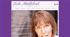 Desktop Screenshot of lesliemiddlebrook.com