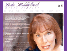 Tablet Screenshot of lesliemiddlebrook.com